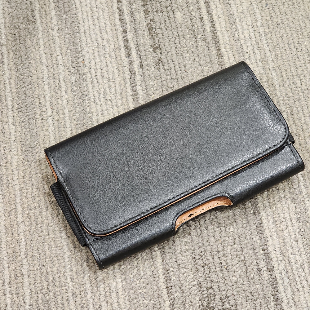 Black Leather Wallet Phone Case